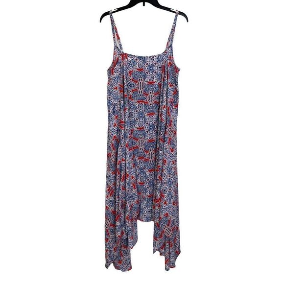 The Limited Flowy Shark Bite Hem Slip Dress Size L - Picture 1 of 10
